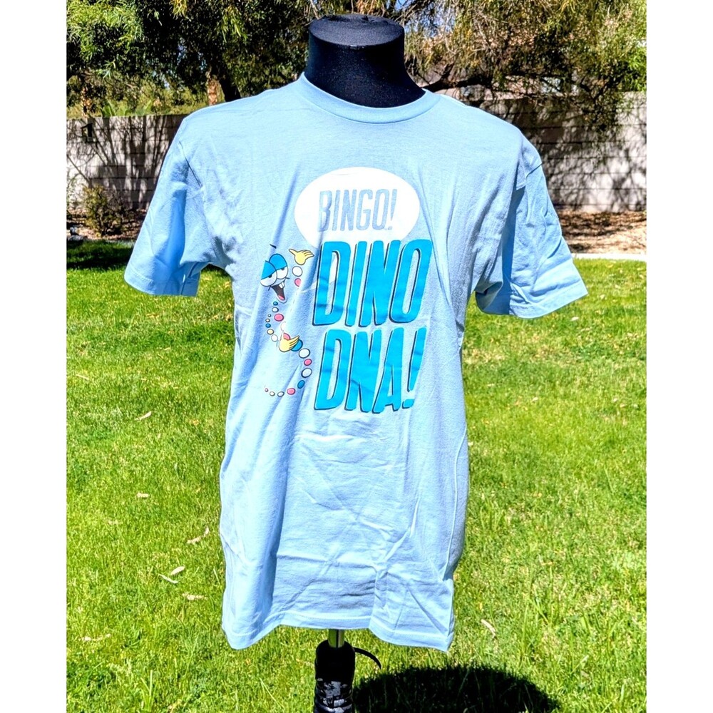 Jurassic Park Bingo Dino Mr. DNA Universal Cartoon Mascot Adult Medium Shirt New